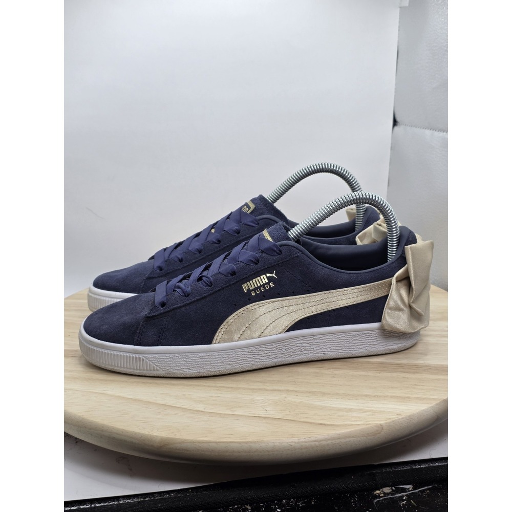 Womens Size 7.5 - Puma Suede Bow Varsity 'Peacote' 367732 02‎ Sneaker